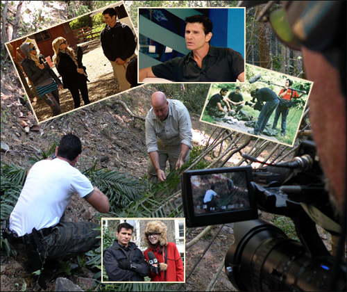 Mykel Hawke on Location