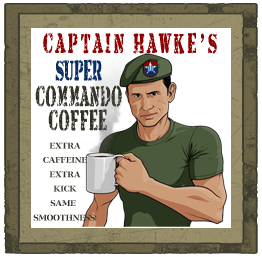 Captain Hawke's Super Commando Coffee